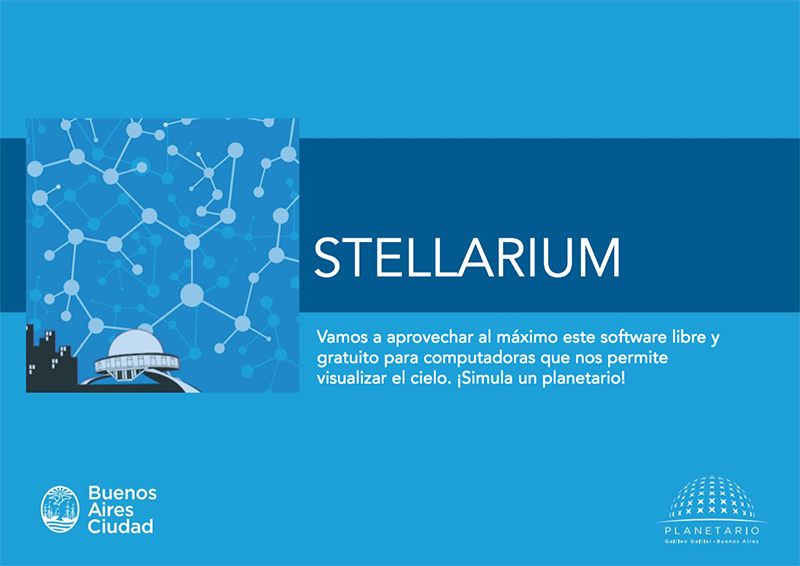 "Stellarium" tutorial para aprender a usarlo 