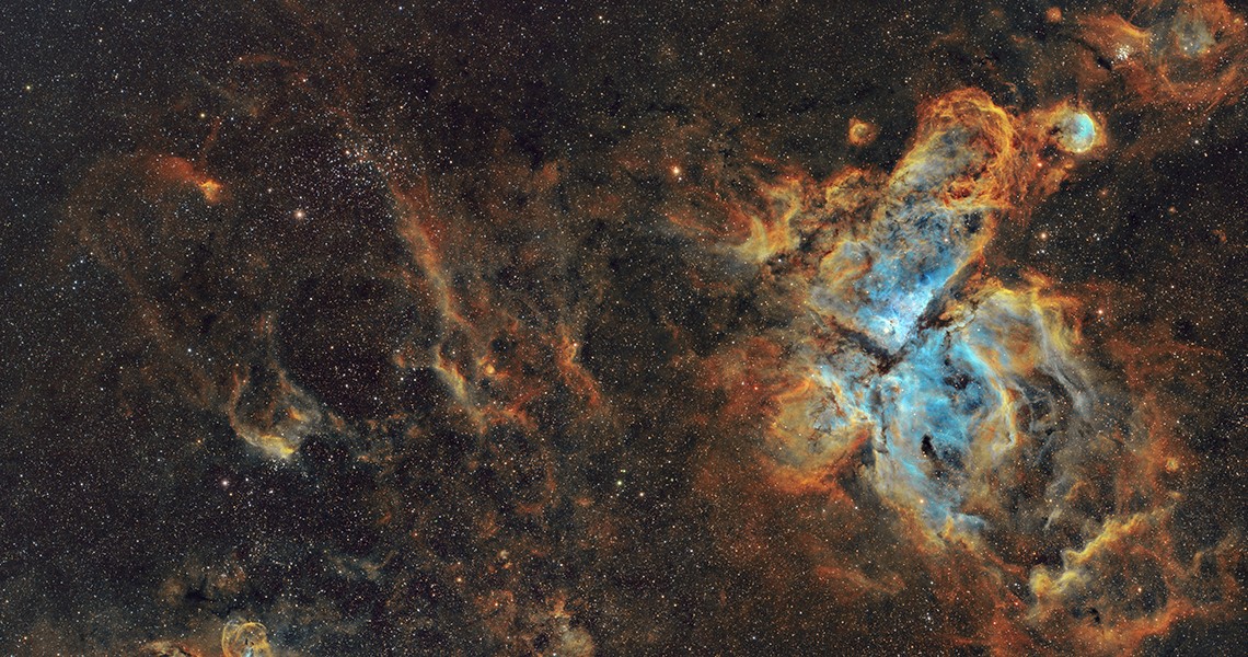 NGC 3576 a NGC3293