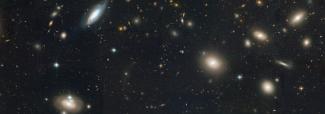 Cúmulo de Coma, una agrupación de alrededor de 1000 galaxias, situada a 300 millones de años luz de la Vía Láctea